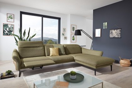 1809 von Himolla - Ecksofa Ausführung rechts olive