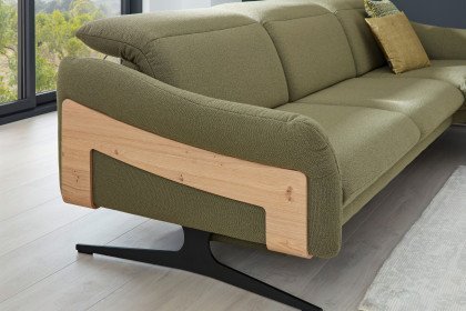 1809 von Himolla - Ecksofa Ausführung rechts olive