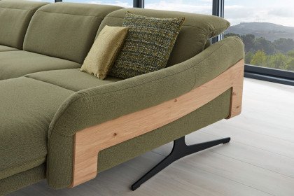1809 von Himolla - Ecksofa Ausführung rechts olive