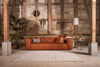 18050 Around the Block von Willi Schillig - Ledersofa cognac