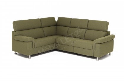 1203 von Himolla - Ecksofa Ausführung links olive