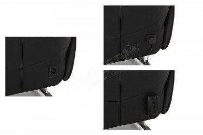 4905 von Himolla - Trapez-Sofa espresso