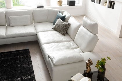 16540 Valentinoo von Willi Schillig - Ledergarnitur rechts cream white