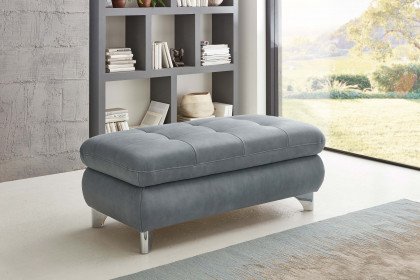 PN-IN18012 von Polinova - Ledersofa Ausführung rechts steel