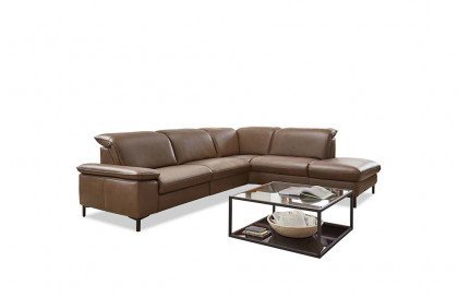 PN-EM20091 von Polinova - Ledersofa Variante rechts stone