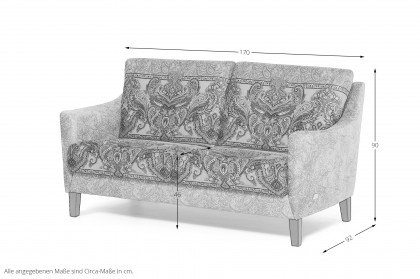 Ancona von Schröno - Polster-Duo grau-braun