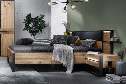 Steel von Thielemeyer - Komfort-Liegenbett mit Kunstleder graphit