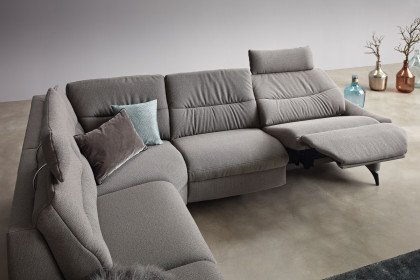1175 von Himolla - Ecksofa Ausführung links grey