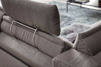 1175 von Himolla - Ecksofa Ausführung links grey