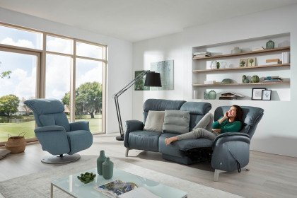 4708 von Himolla - Trapezsofa azuro