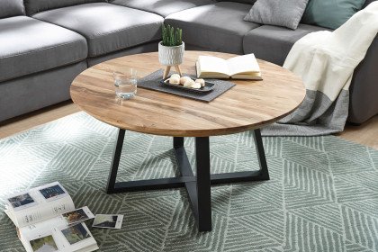 Safaga von A Better Place - Couchtisch Akazie massiv/ Metall