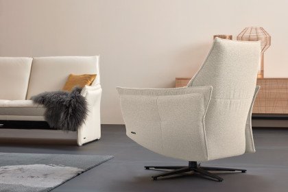 9065 von Himolla - Ledergarnitur perle