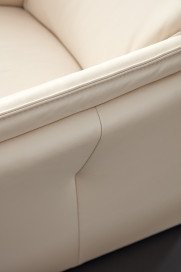 9065 von Himolla - Ledergarnitur perle