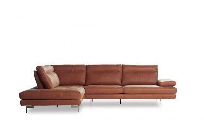 Toby-Wing von Calia Italia - Ledergarnitur links cognac