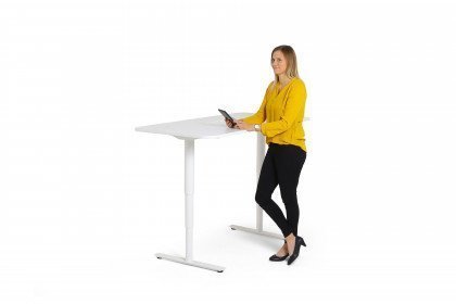 Sitness X Up Table 30 von Topstar - Schreibtisch mit abgerundeten Kanten