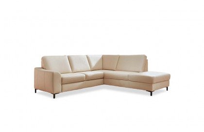 PN-EM21079 von Polinova - Ledersofa Variante rechts ecru