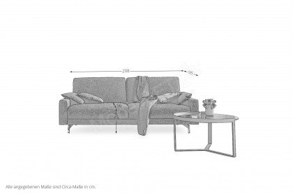 CR.450 von creation by Rolf Benz - Einzelsofa schwarzblau