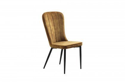 Hudson von Skandinavische Möbel - Stuhl in der Farbe amber