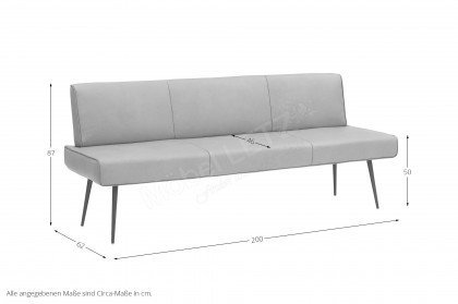 Step Two K+W Polstermöbel - Solobank in Curcuma