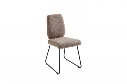 6289 von K+W Formidable Home Collection - Stuhl mit Metallkufen schwarz