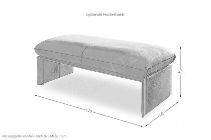 KOINOR Harriet - Ledergarnitur Ausführung links spider