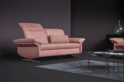 1077 von Himolla - Ledergarnitur lachs