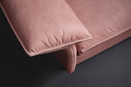 1077 von Himolla - Ledergarnitur lachs