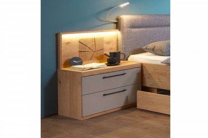  PINNKL Bedside Table Nachttisch Nachttischmöbel, Beistelltische  für Sofas, Glänzende Beistelltische für Kleine Räume, für  Schlafzimmer-Wohnzimmermöbel (Color : Beige, Size : Short 46cm/18)