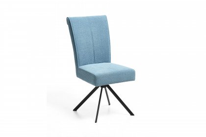 Valeda 3102 von MONDO - Stuhl in Eisblau/ Schwarz