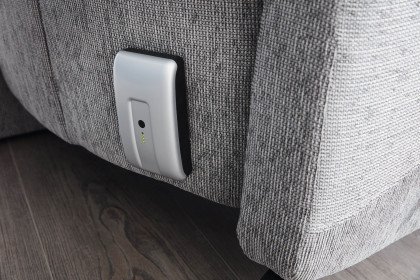 Recreo von Himolla - Trapezsofa silber