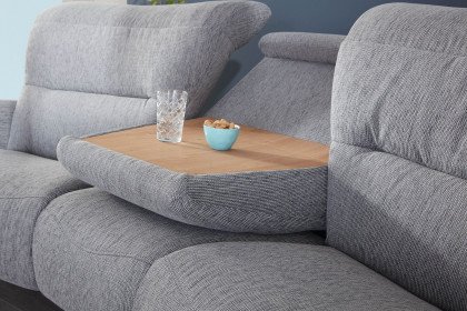 Recreo von Himolla - Trapezsofa silber