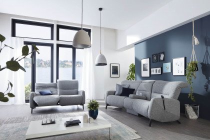 Recreo von Himolla - Trapezsofa silber