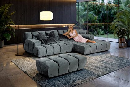 Ocean 7 von Bretz - Ecksofa anthrazit