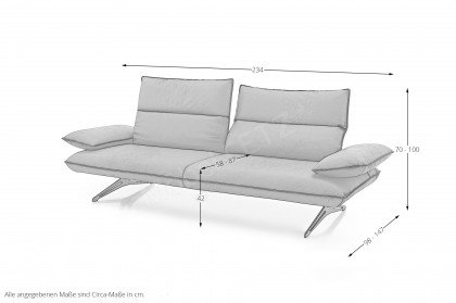 KOINOR Caio - Ledersofa chilli