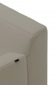 CR.446 von creation by Rolf Benz - Eckgarnitur rechts steingrau