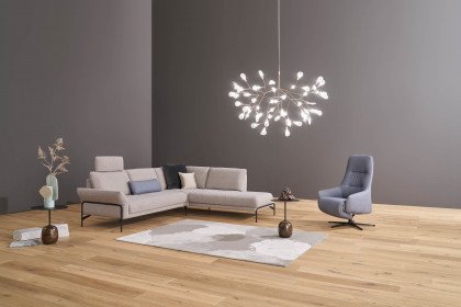 1370 von Himolla - Ecksofa Ausführung rechts simple