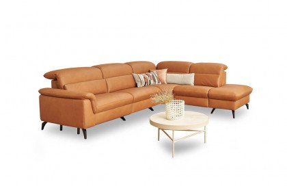 1352 von Himolla - Ledersofa Ausführung rechts bright