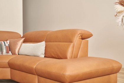 1352 von Himolla - Ledersofa Ausführung rechts bright