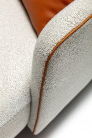 CR.470 von creation by Rolf Benz - Eckgarnitur rechts hellelfenbein