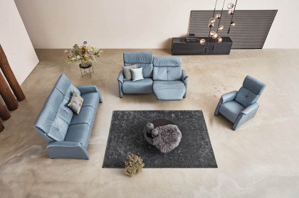 4926/4927 von Himolla - Leder-Duo aqua