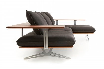 KOINOR Hendson - Designersofa rechts quartz