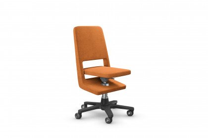 S9 von moll - Schreibtisch-Drehstuhl orange
