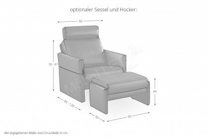 Varese von Erpo Polstermöbel - Polster-Ensemble night