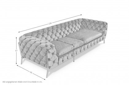 Belle-Epoque von Calia Italia - Designersofa azzurro