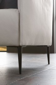15350 Sally von Willi Schillig - Ledersofa bianco