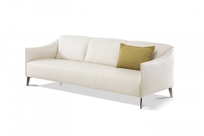 15350 Sally von Willi Schillig - Ledersofa bianco