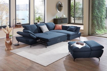 15254 Jazz Plus von Willi Schillig - Ecksofa Ausführung rechts blue