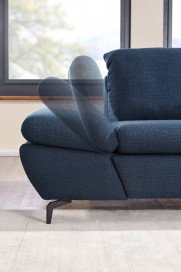 15254 Jazz Plus von Willi Schillig - Ecksofa Ausführung rechts blue