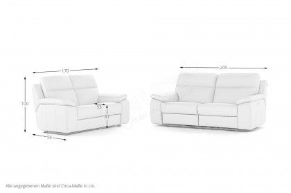 Primo-LE24 von Calia Italia - Ledergruppe tortora