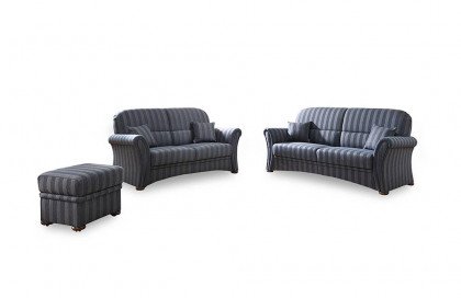 Prato von Schröno - Polstergarnitur blau gestreift